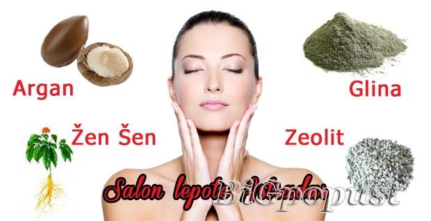 ZAUSTAVITE GODINE!!! Tretmani za podmladjivanje i zatezanje lica prirodnim organskim maskama: ŽEN ŠEN, ARGAN, GLINA, ZEOLIT + drenaza lica