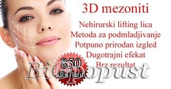 200 rsd vaucer za extra popust na 3D mezonite (doplata u salonu 850 rsd/nit)