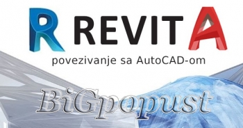 Kurs Revit - povezivanje sa AutoCAD-om za 900 rsd