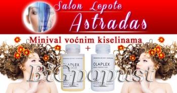 OLAPLEX tretman uz minival vocnim kiselinama na dve lokacije 