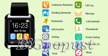 Pametan Sat - Telefon (Bluetooth Smart Watch Phone) osetljiv na dodir - soft touch po neverovatnoj ceni od 1299 rsd