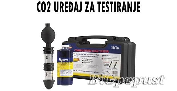 1100 rsd za test provere ispravnosti vašeg motora CO2 testom