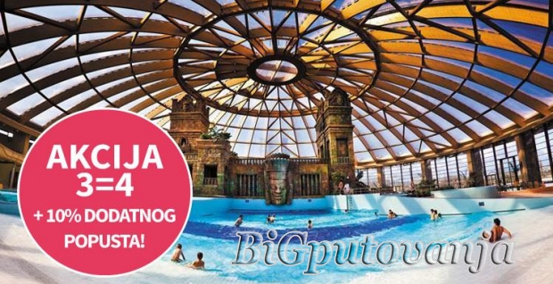 AQUAWORLD - (SPA & RELAX - AQUA PARK) - Hotel Aquaworld Resort Budapest 4* vec od 205e za dva nocenja sa polupansionom + mogucnost za AKCIJU 3=4 NOCI 