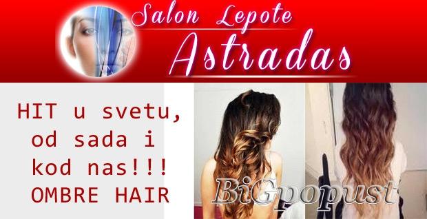  Hit u svetu - 3D color kose: 2000 rsd ombre ili sombre ili balayage ili senčenje kose (bez blansa i folija) ili pramenovi u 2 boje + GRATIS feniranje na dve lokacije  