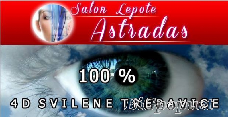 100% prirodne: 2500 rsd za nadogradnju svilenih trepavica (dlaka na dlaku) u salonima lepote Astradas 1