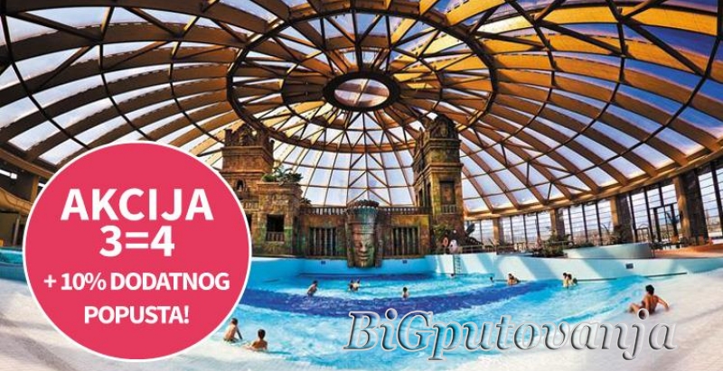 AQUAWORLD - (SPA & RELAX - AQUA PARK) - Hotel Aquaworld Resort Budapest 4* vec od 205e za dva nocenja sa polupansionom + mogucnost za AKCIJU 3=4 NOCI  1