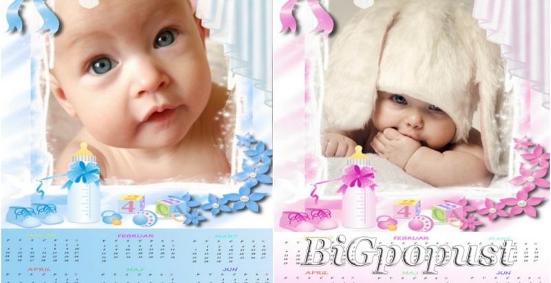 Novogodisnji foto pokloni - kalendari A4 (20cm x 30cm) preko 200 motiva za decu i odrasle za 250 rsd  1