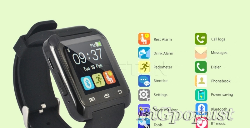 Pametan Sat - Telefon (Bluetooth Smart Watch Phone) osetljiv na dodir - soft touch po neverovatnoj ceni od 1299 rsd 2